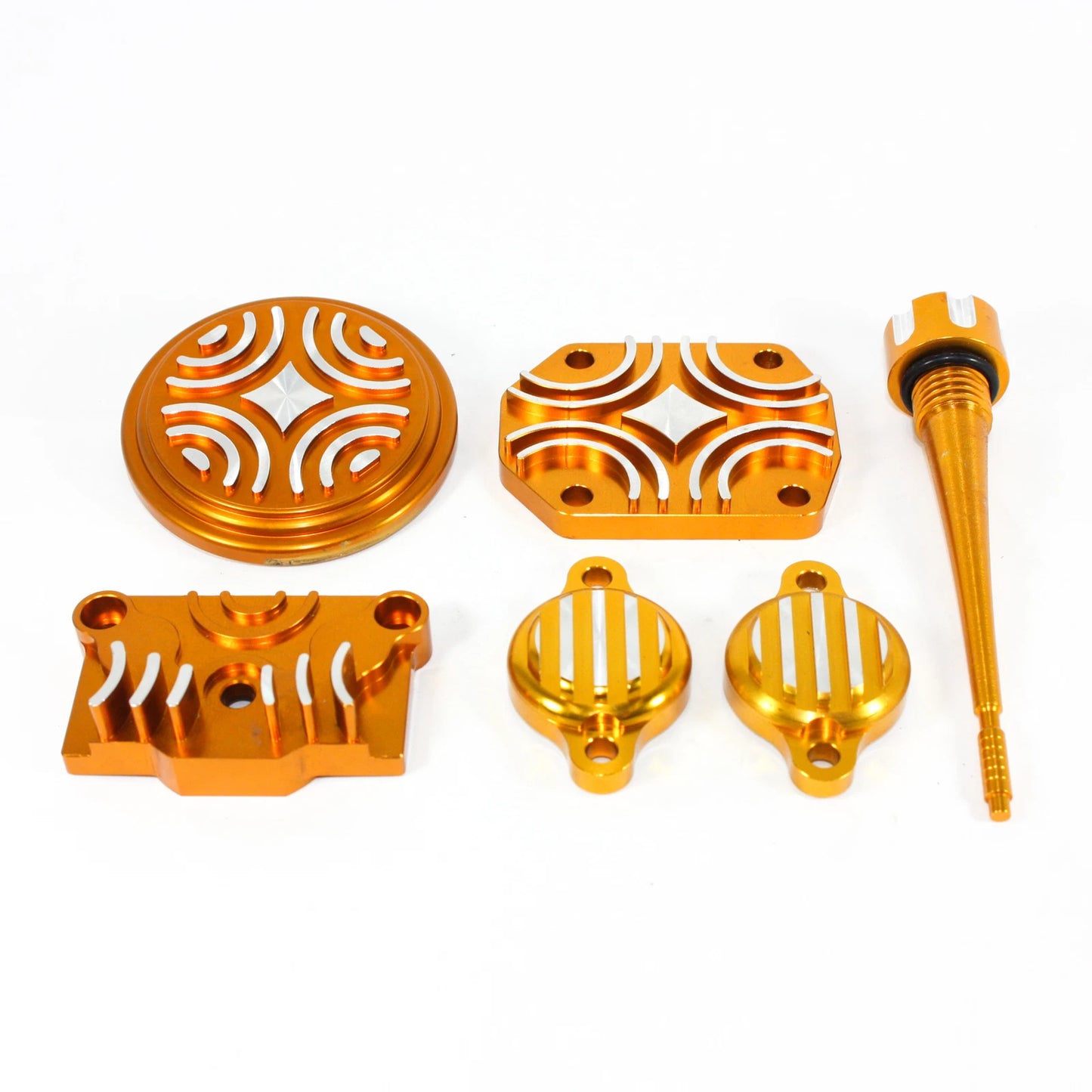 Gold CNC Engine Dress Up Kit for 125cc 140cc 150cc Pit Pro Trail Dirt Bike