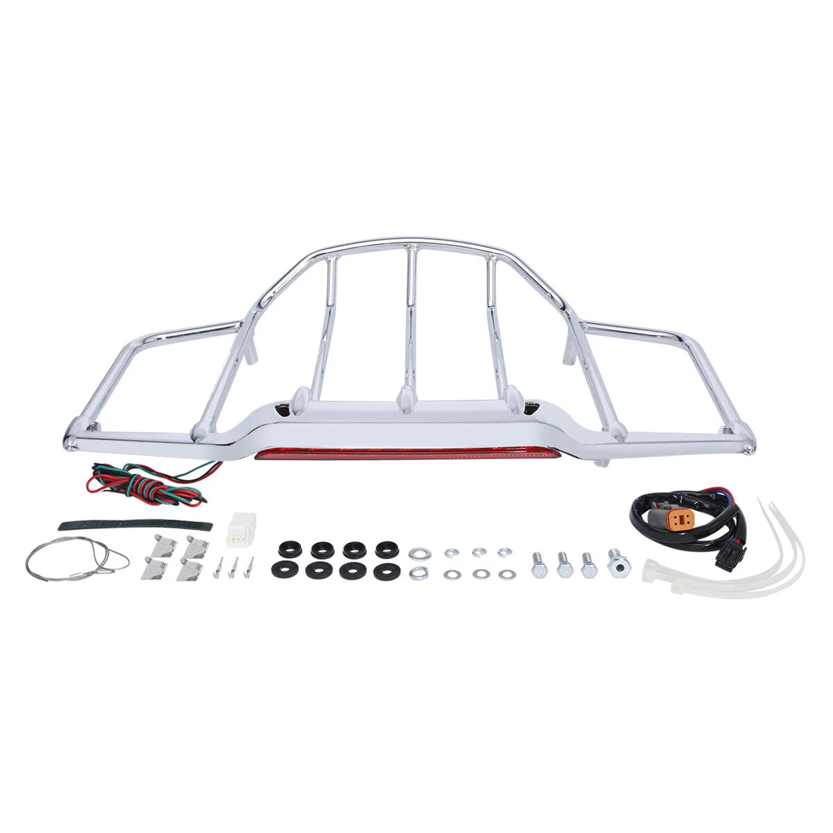 Trunk Luggage Rack with LED Light for Harley Touring Electra Glide (1993-2013)