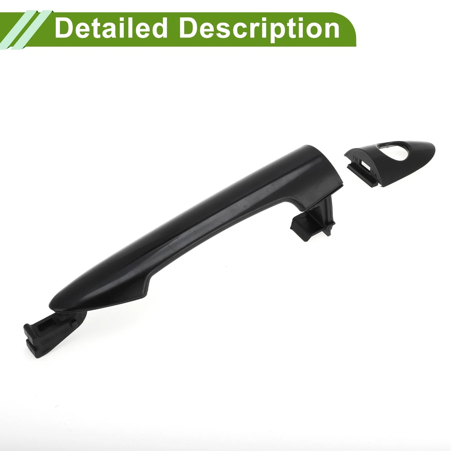 Black Front Right Car Door Handle for Hyundai Kia Picanto (2011-2017)