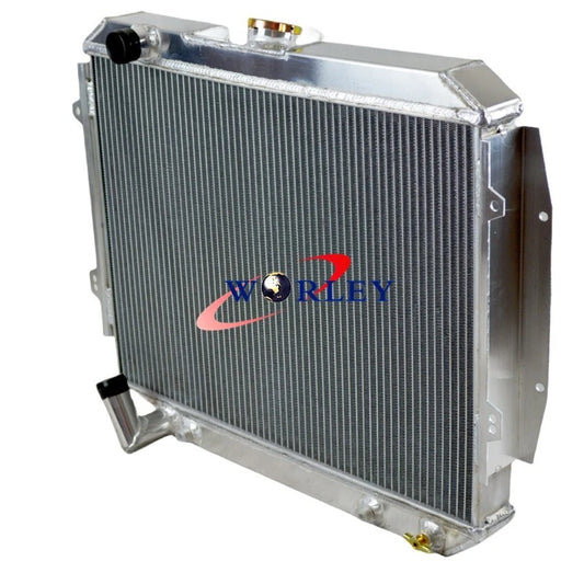 2 Row Aluminum Radiator + Fan for Mitsubishi Triton 3.0L (1990-1996)