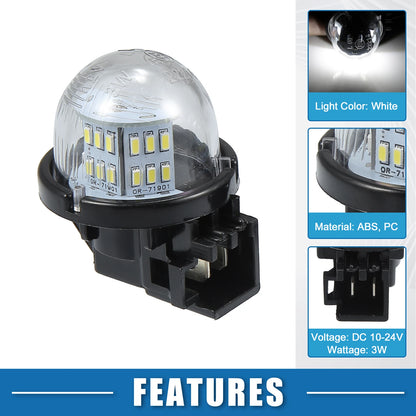 6500K LED License Plate Lights for Suzuki Grand Vitara (2006-2014)