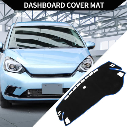 Dashboard Cover Mat for Honda Odyssey (2022-2024) Black Blue 1 Set
