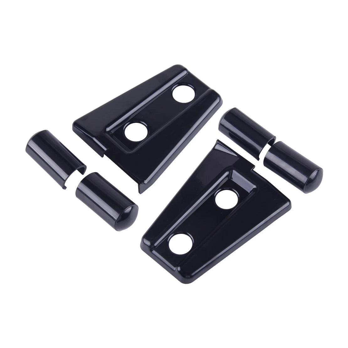 2 x Bonnet Hinge Cover Trim for Jeep Wrangler JK (2007-2018)