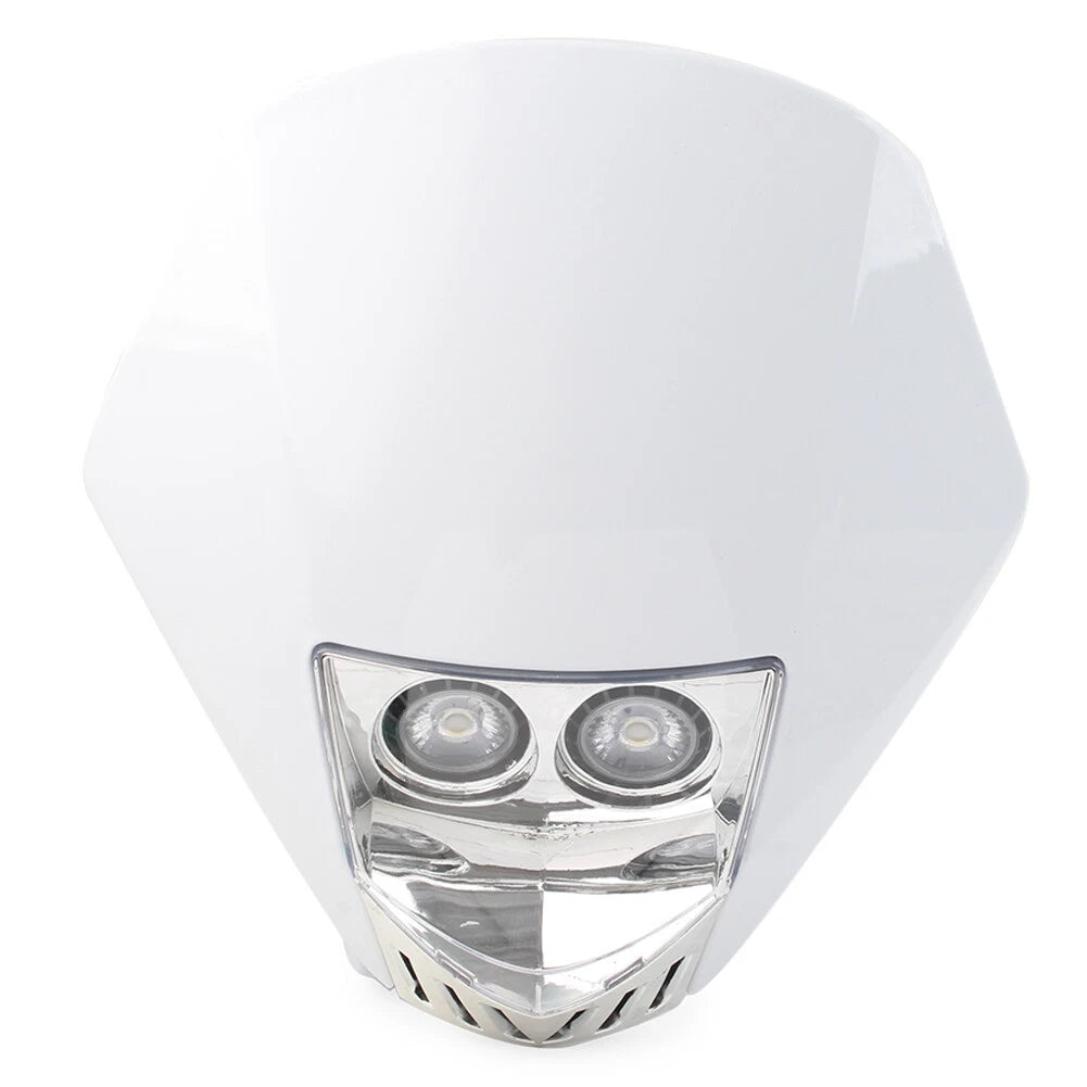 6W LED Bulbs Dual Headlight Lamp for Dirt Pit Bike