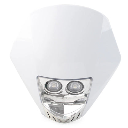 6W LED Bulbs Dual Headlight Lamp for Dirt Pit Bike