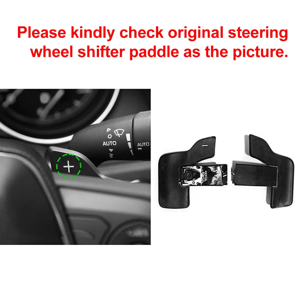 Blue Steering Wheel Paddle Shifter Extension for Toyota Camry, Corolla, Avalon