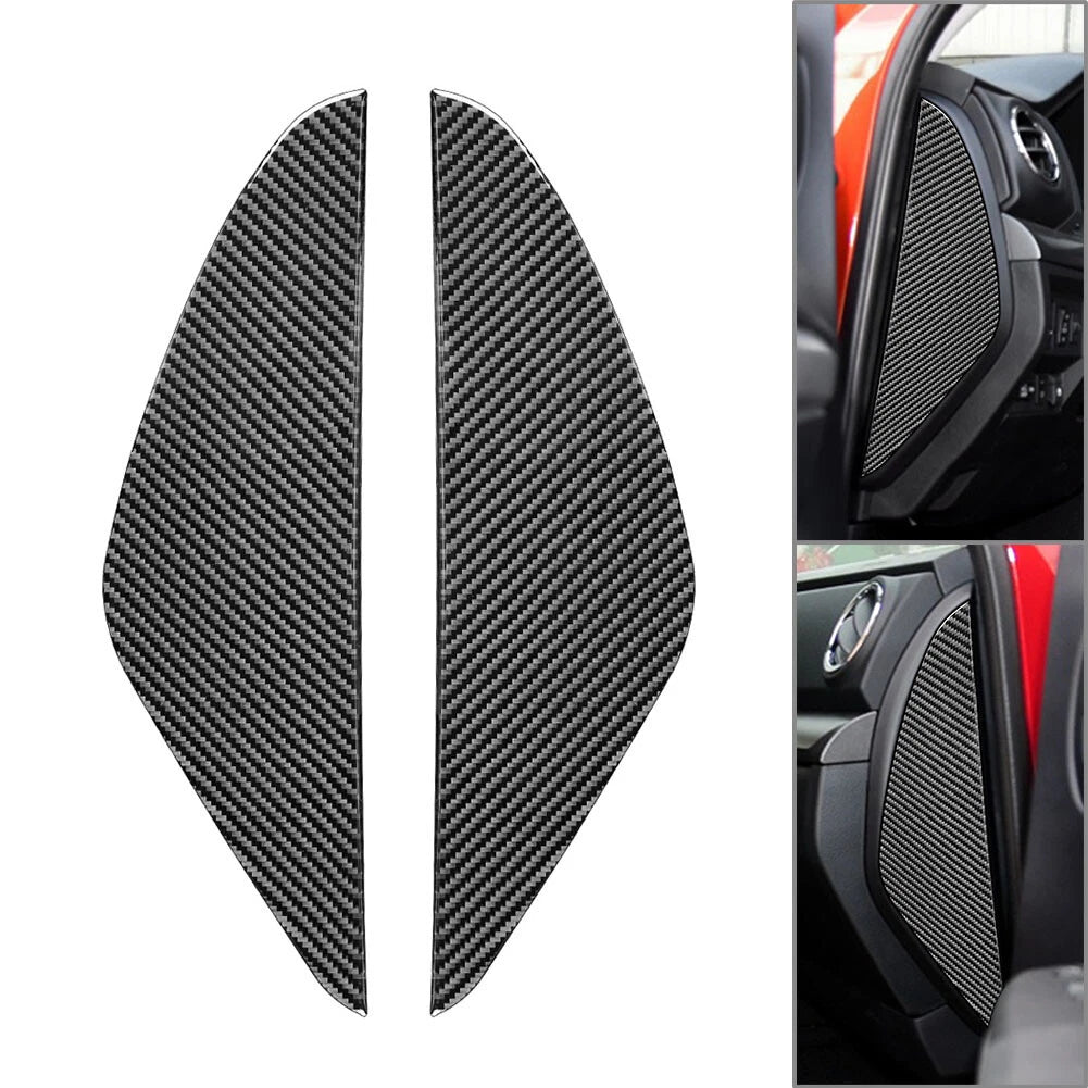 Carbon Fiber Black Door Cushion Cover for Toyota Tundra (2014-2021)