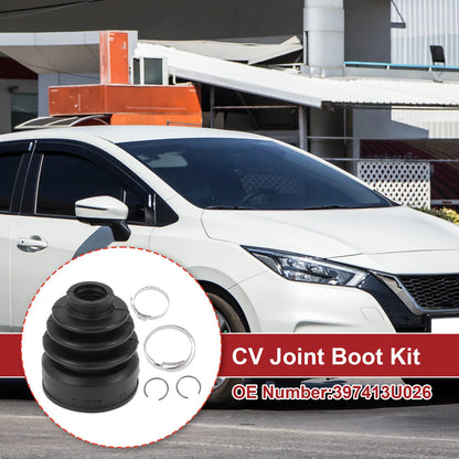 Inner CV Joint Boot Kit w/ Clamps for Nissan Almera (2012-2018)