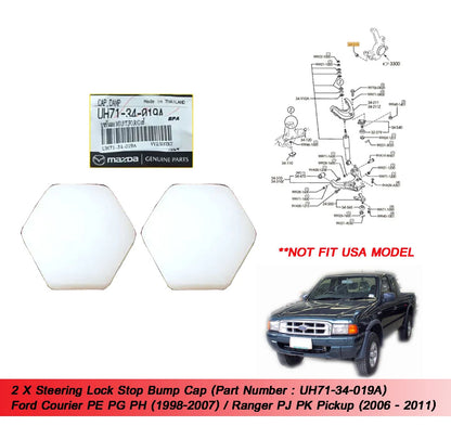 Steering Lock Stop Bump Cap for Ford Courier Ranger (1998-2011)