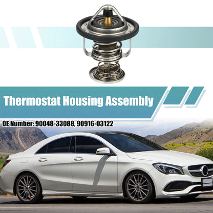 Engine Coolant Thermostat for Toyota Yaris 1.0L 1.3L 1999-2005 1.5L 2013-2014