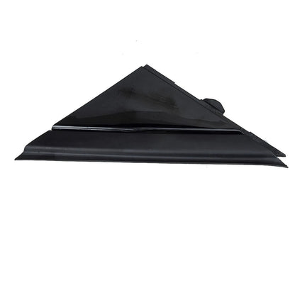 Gloss Black Side View Mirror Covers for Fiat 500 (2007-2023)