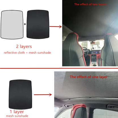Skylight Roof Sunshade Mesh Net for Porsche Taycan (2020–2026)