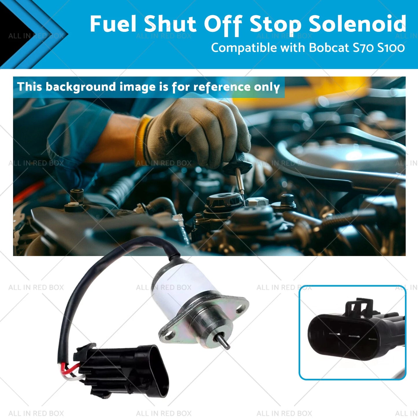 Fuel Shut Off Solenoid for Bobcat 463 553
