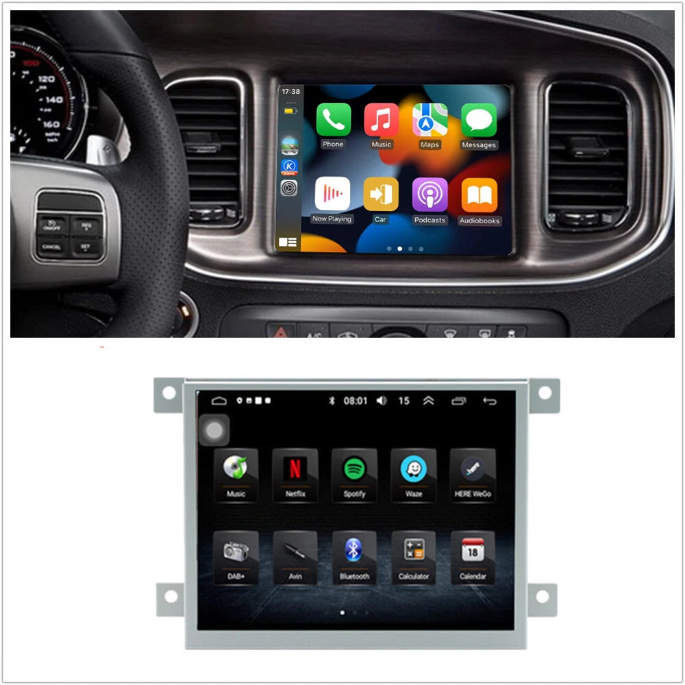 8.4" Stereo Radio GPS Navigation for Chrysler 300 300C 300S Dodge Charger (2015-2023)