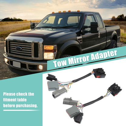 2 x Tow Mirrors Adapter for Ford F250 F350 F450 F550 Super Duty (2008-2023)