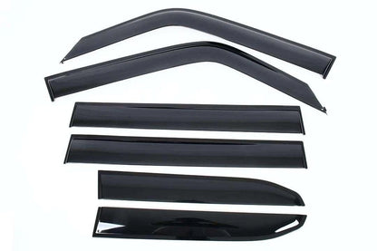 Guard Rain Window Vent Sun Visor Cover Trim for Toyota Prado LC250 (2024-2025)