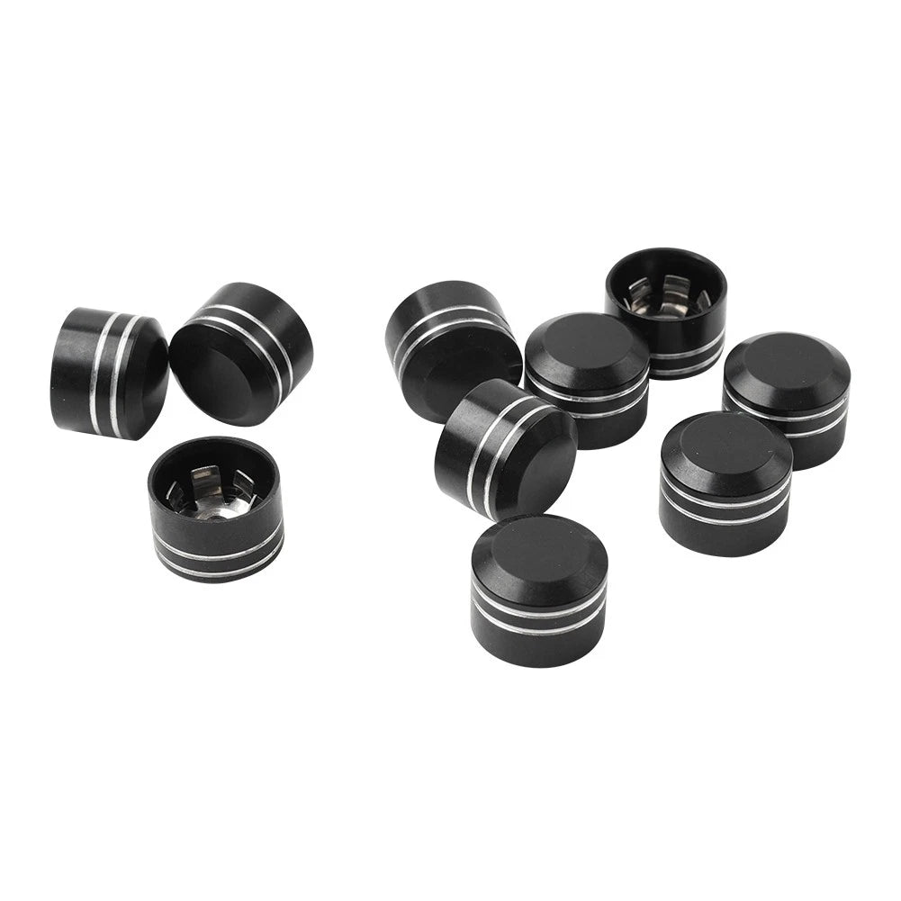 9mm-12mm Engine Screw Bolt Cover Caps for Harley Electra Glide, Road King (2009-2023)