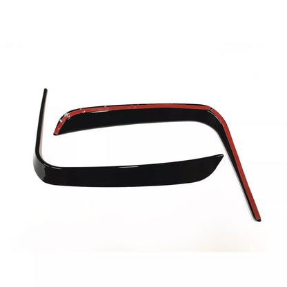 Rear Side Spoiler Trim 1 x Pair Gloss Black for BMW X3 X3M (2022-2024)