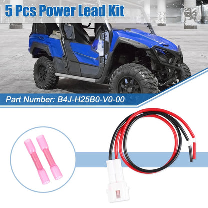 5pcs Power Lead Kit for Yamaha Wolverine RMAX2 RMAX4 X2 X4