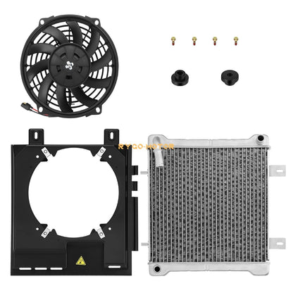 Aluminum Radiator & Cooling Fan & Shroud for Polaris Sportsman (2000–2004)
