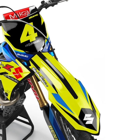 Throttle Style Decals for Suzuki RMZ 250 (2007-2009)