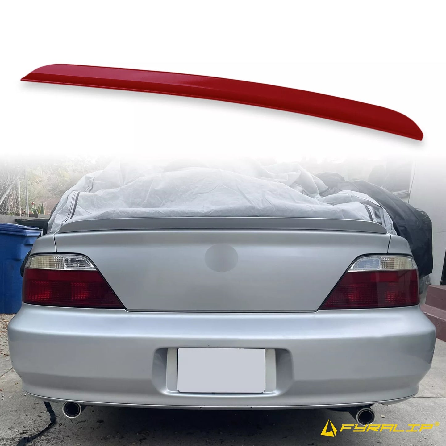 Boot Lip Spoiler for Honda TL 1999-2003 Red R507P