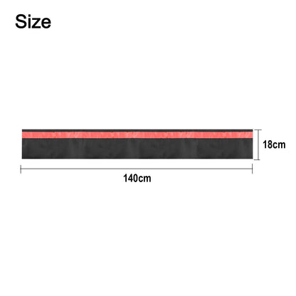 Vehicle Decal Wrap Sticker 5D Carbon Fiber Car Parts Rally Racing Stripes