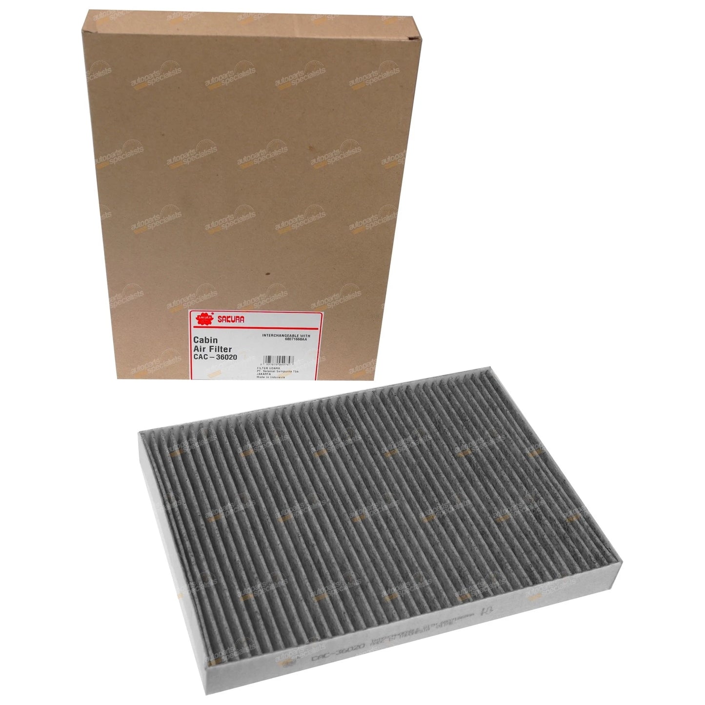 Cabin Air Filter for Chrysler 300C 2012 - 2017