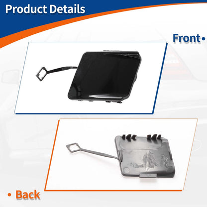 Rear Tow Hook Cover for BMW 5-Series Black Sapphire
