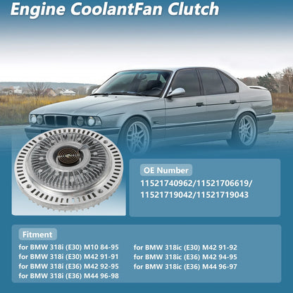 Cooling Fan Clutch for BMW 318i (E30 M10) (1984-1995)