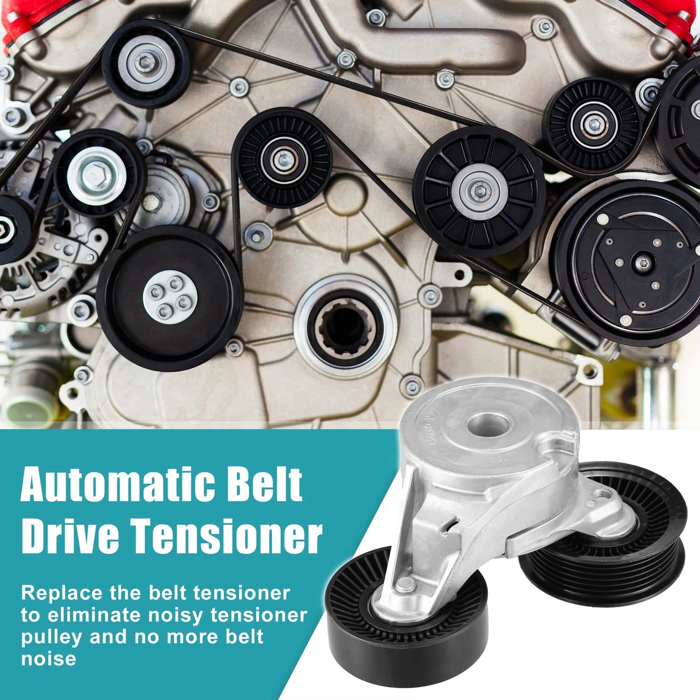 Belt Tensioner Pulley 76mm for Dodge Ram Jeep (2002-2010)