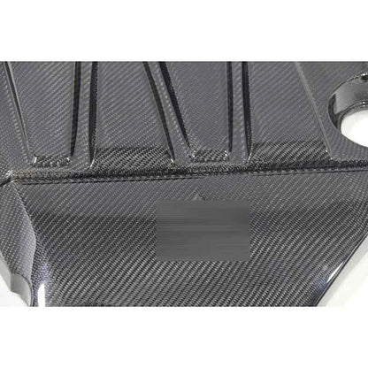 Real Carbon Fiber Engine Panel Cover Trim for Mitsubishi Lancer Evo 10 2008-2016