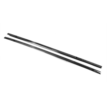 8 x Titanium Black Window Strip Moulding for Benz GLE Class (2020-2022)