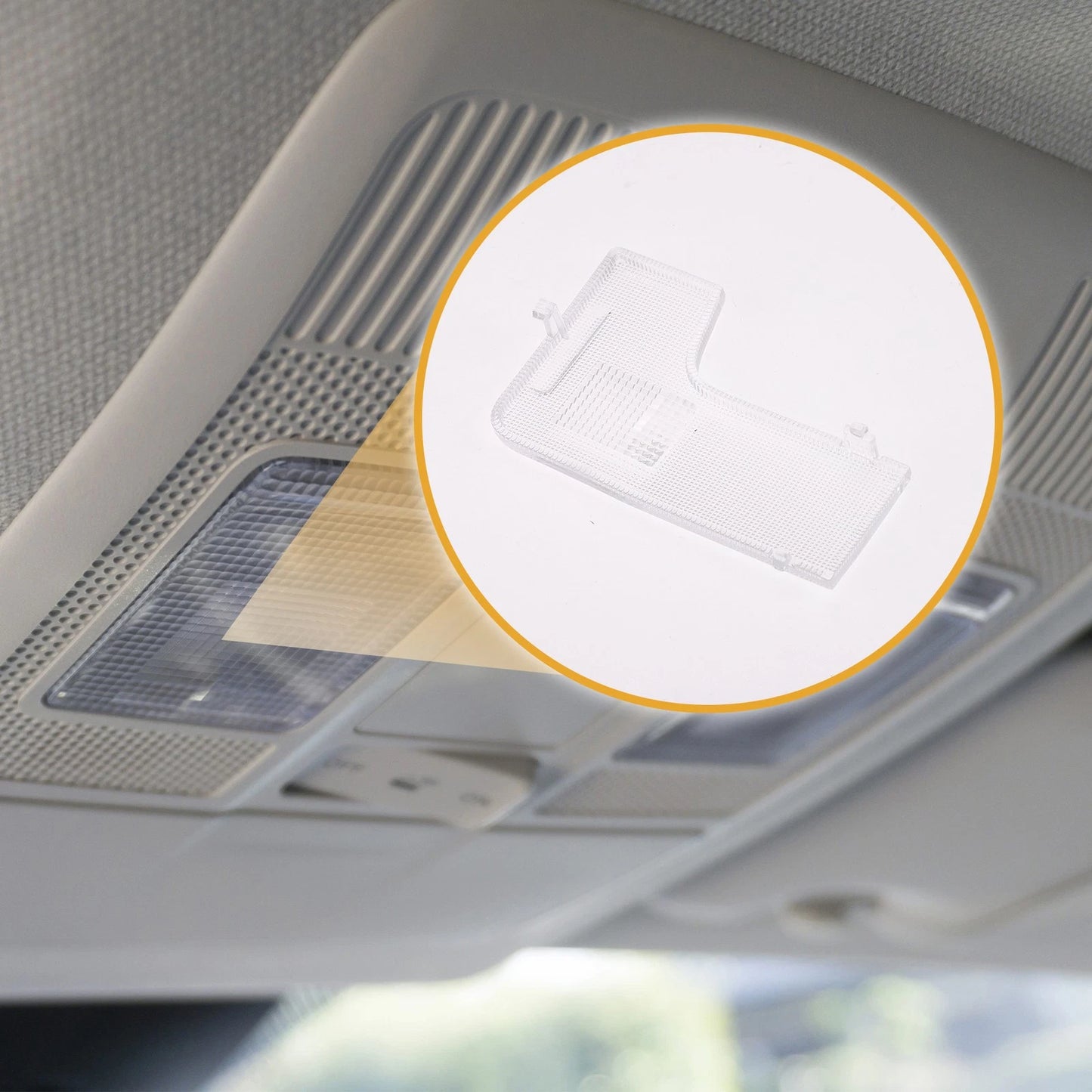 1pc Car Front Left Interior Light Cover for Toyota Camry (2012–2017)