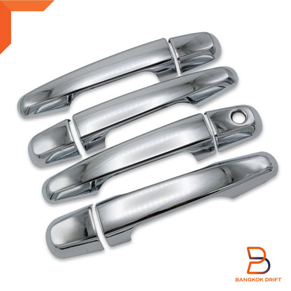 Chrome Door Handle Cover Trim for Mitsubishi Triton Ute (2005-2023) 4 Doors