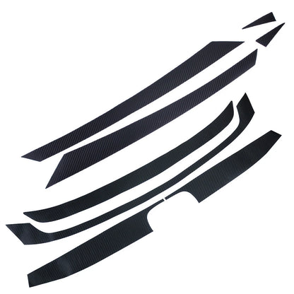 Carbon Fiber Bumper Sticker Grille Decal for Honda Civic (2016)
