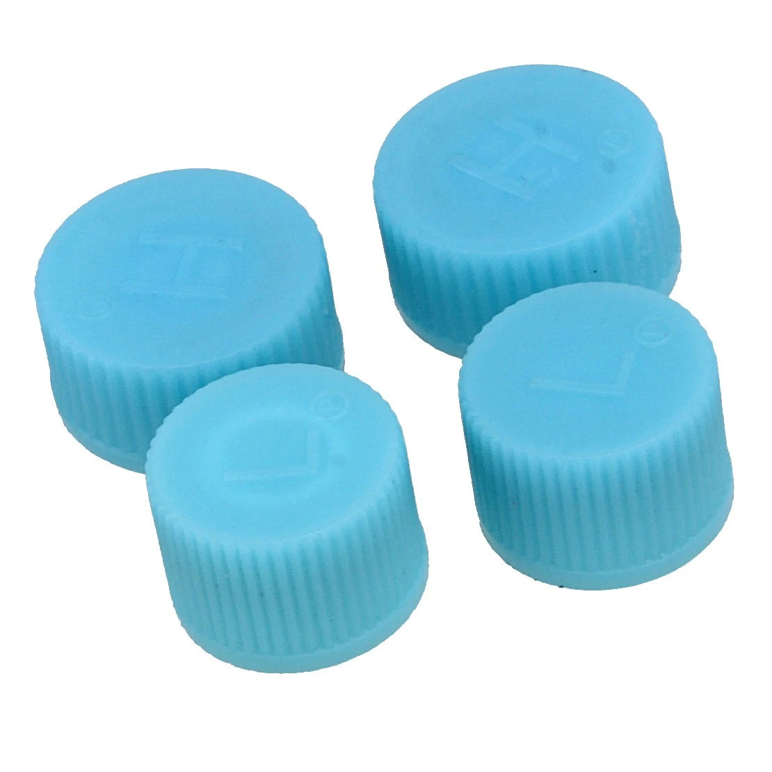 8x Blue AC A/C System Valve Caps for High Low Pressure Service