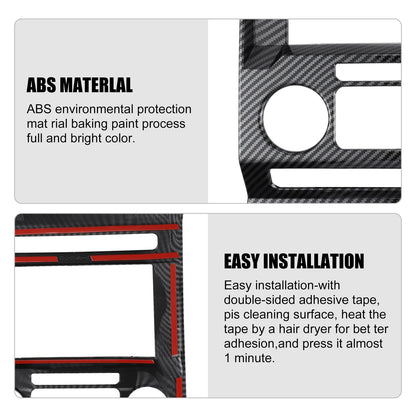 Dashboard Central Control GPS Navigation Panel Trim for Ford F150 (2015-2020)