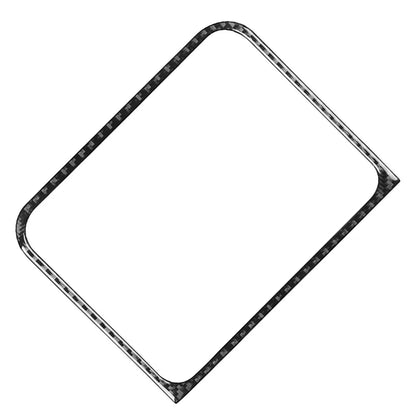 Carbon Fiber GPS Navigation Panel Cover Trim for Jeep Wrangler JL Gladiator JT (2018-2023)
