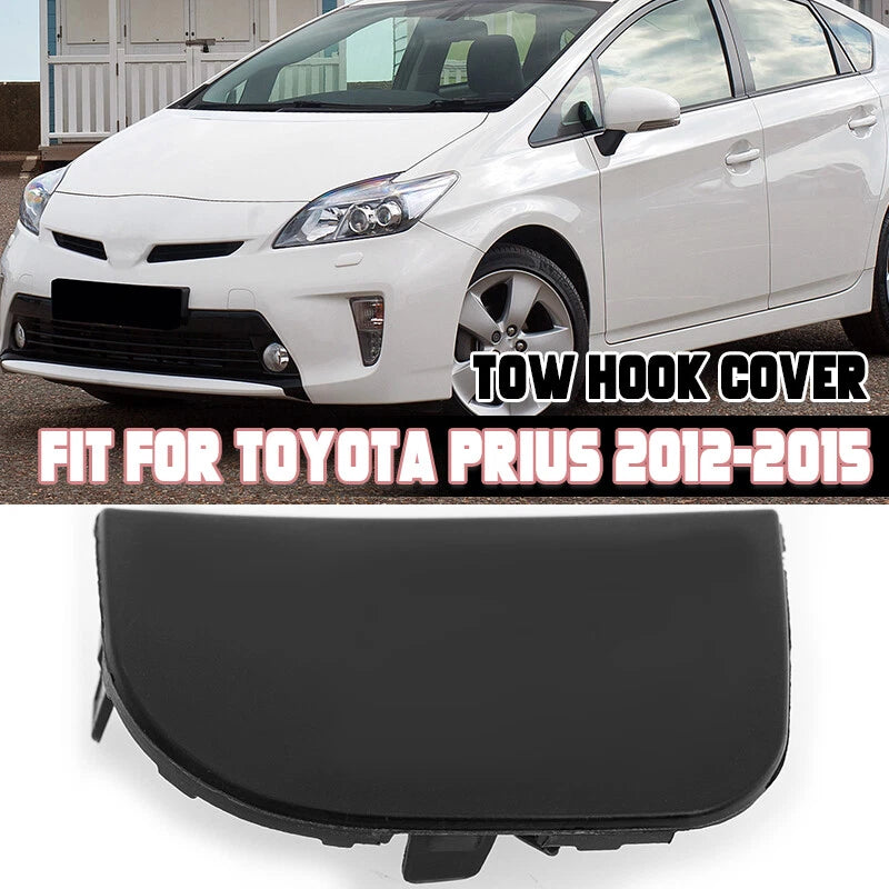 Left Front Tow Hook Bumper Eye Cover Cap for Toyota Prius (2012-2015)