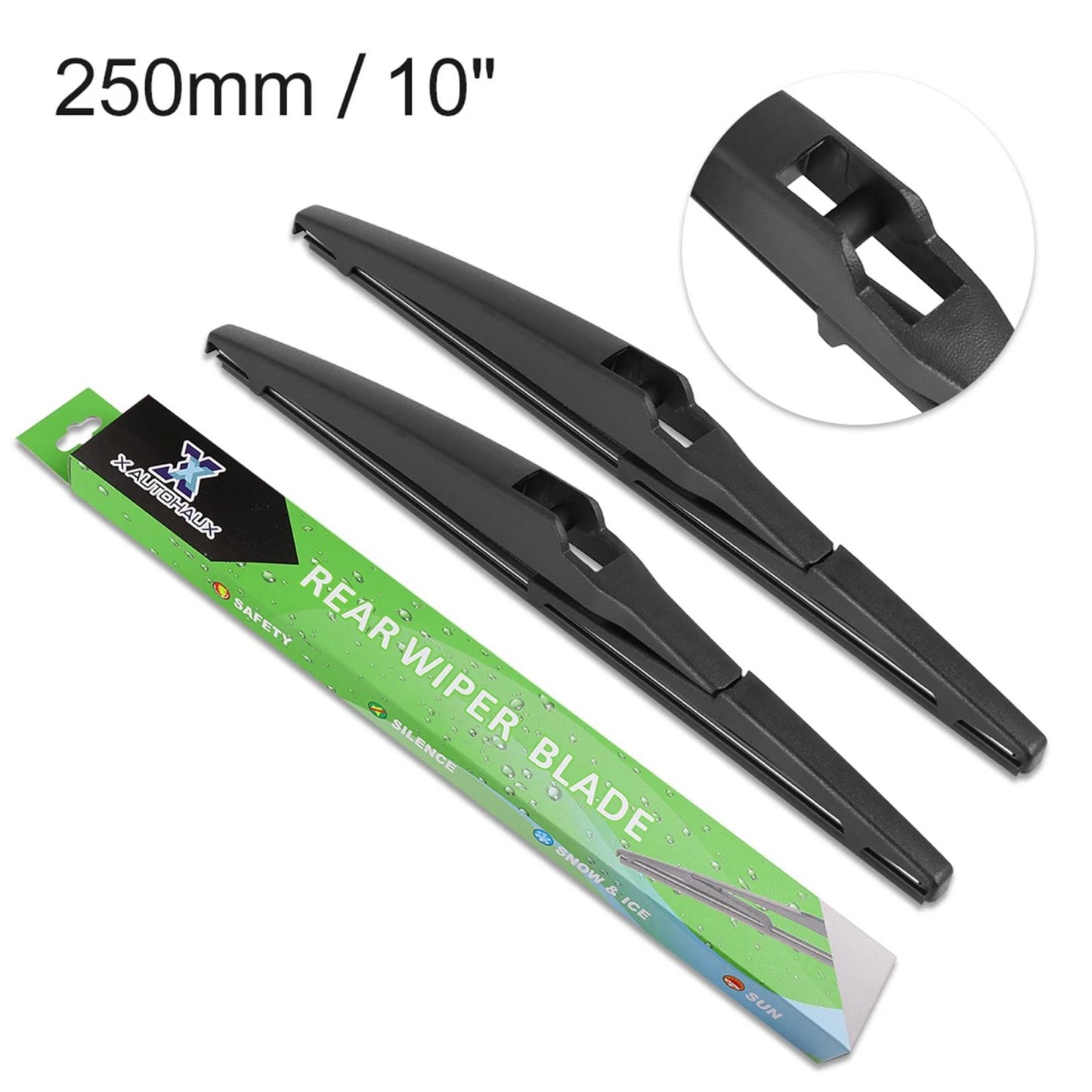 Rear Wiper Blades 250mm for Toyota RAV4 (2013-2018)