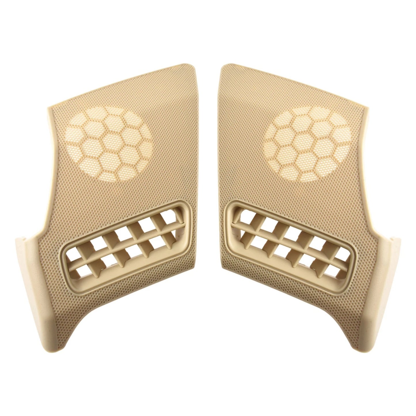 Speaker Cover 2 x Beige Plastic Left & Right for Mercedes W210 (1995–2003)