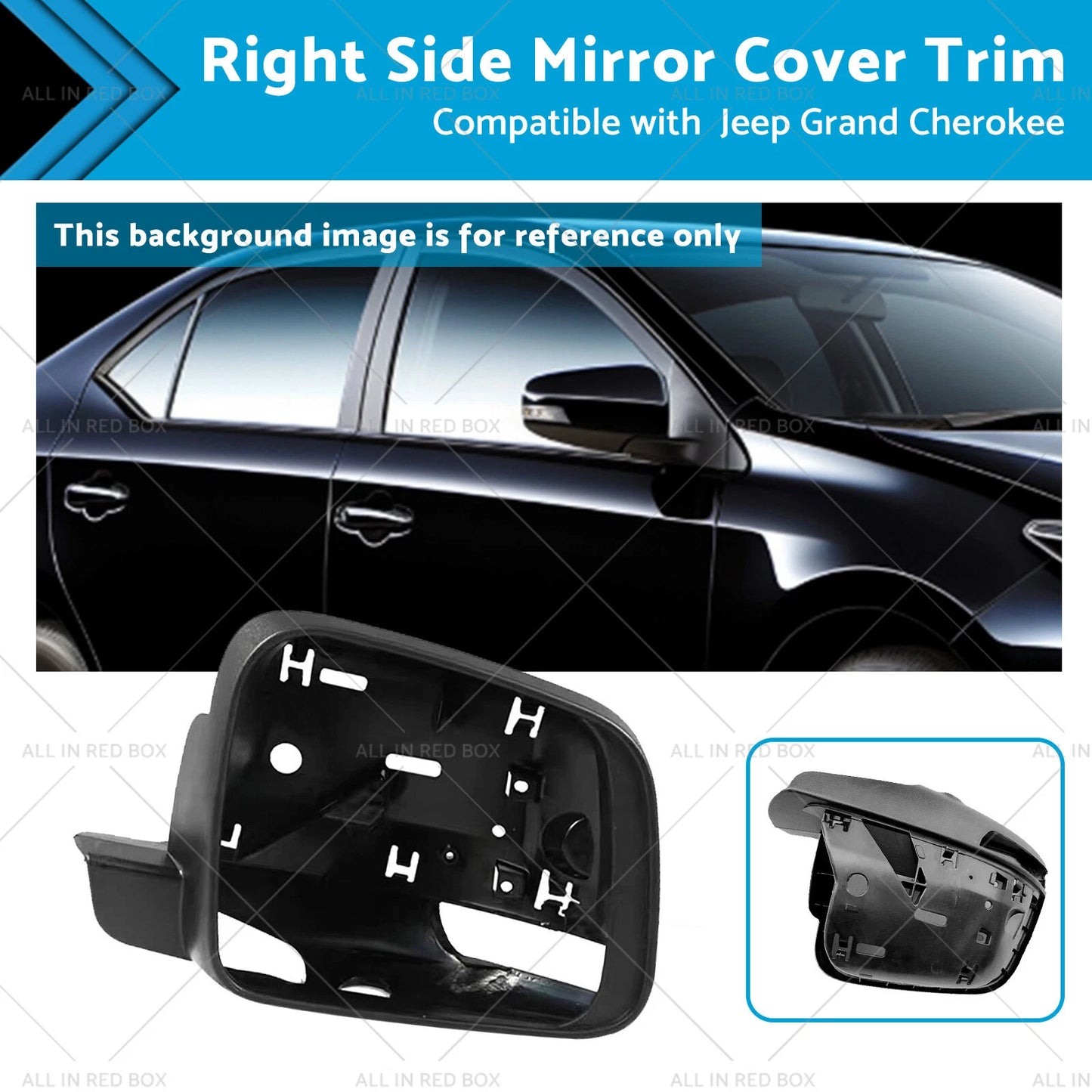 Right Side Mirror Cover Trim for Jeep Grand Cherokee (2010 - Present)