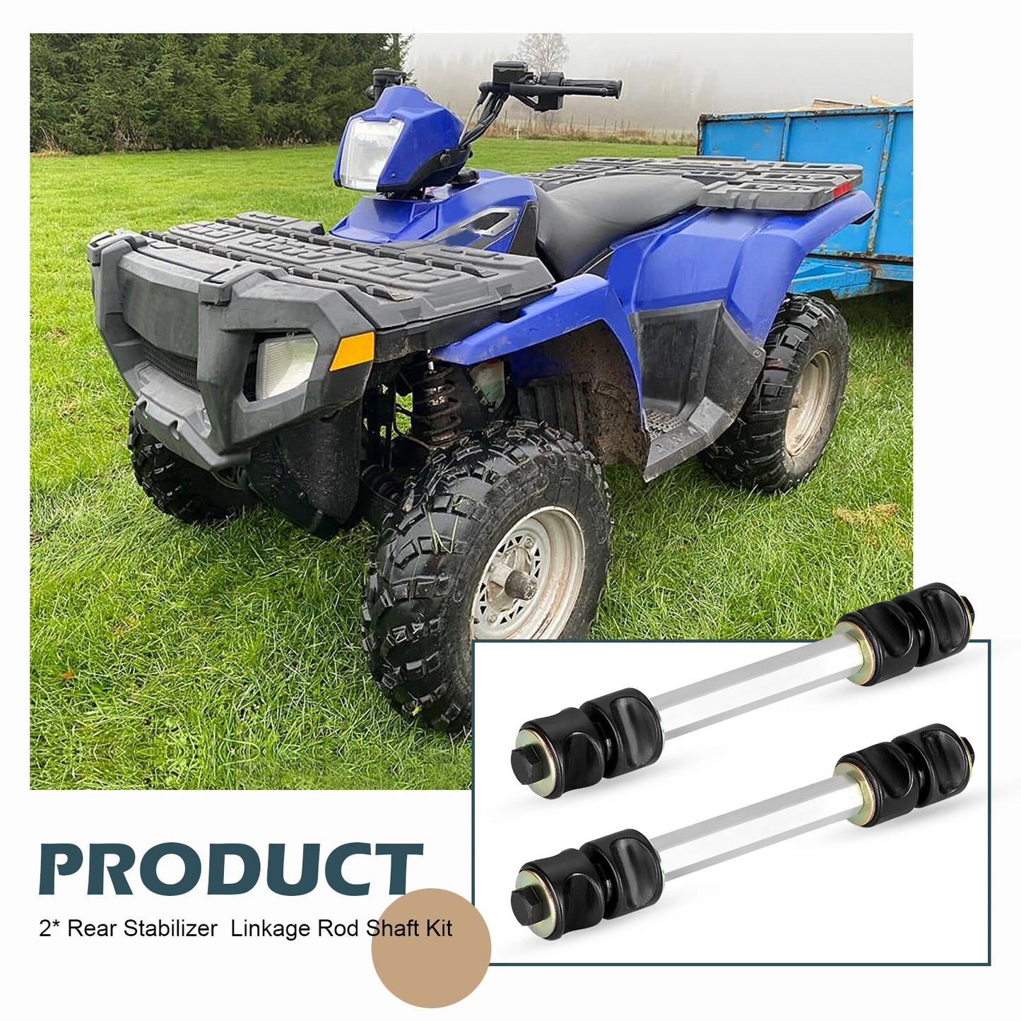 Polaris Sportsman 400 4X4 Rear Stabilizer Sway Bar Linkage for 2000-2002