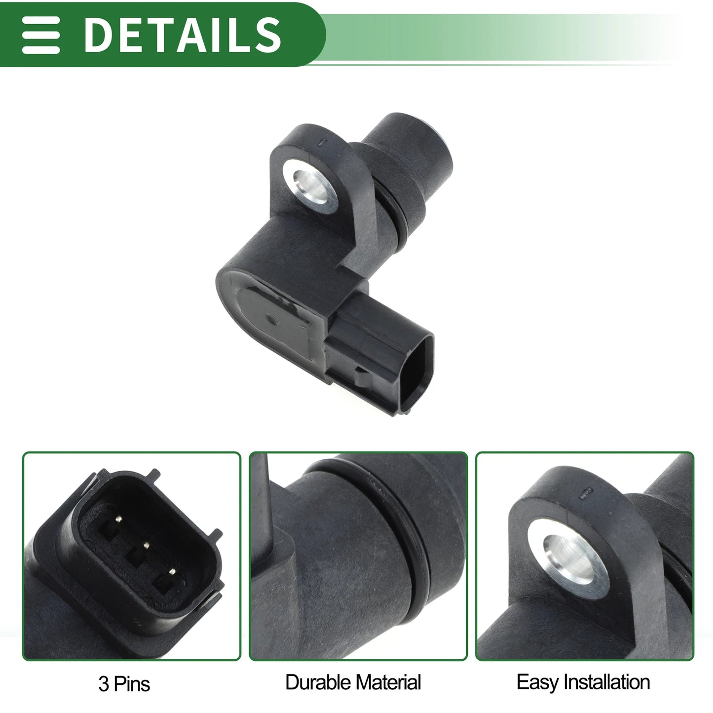 Transmission Speed Sensor for Honda CR-V 2.4 (2002-2005) 1 x Black