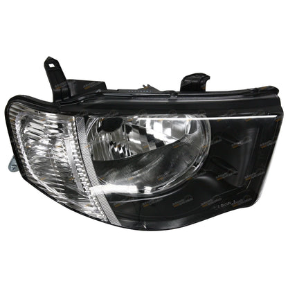 Clear Headlights Pair LH+RH Mitsubishi Triton MN Series (2009 - 2015)