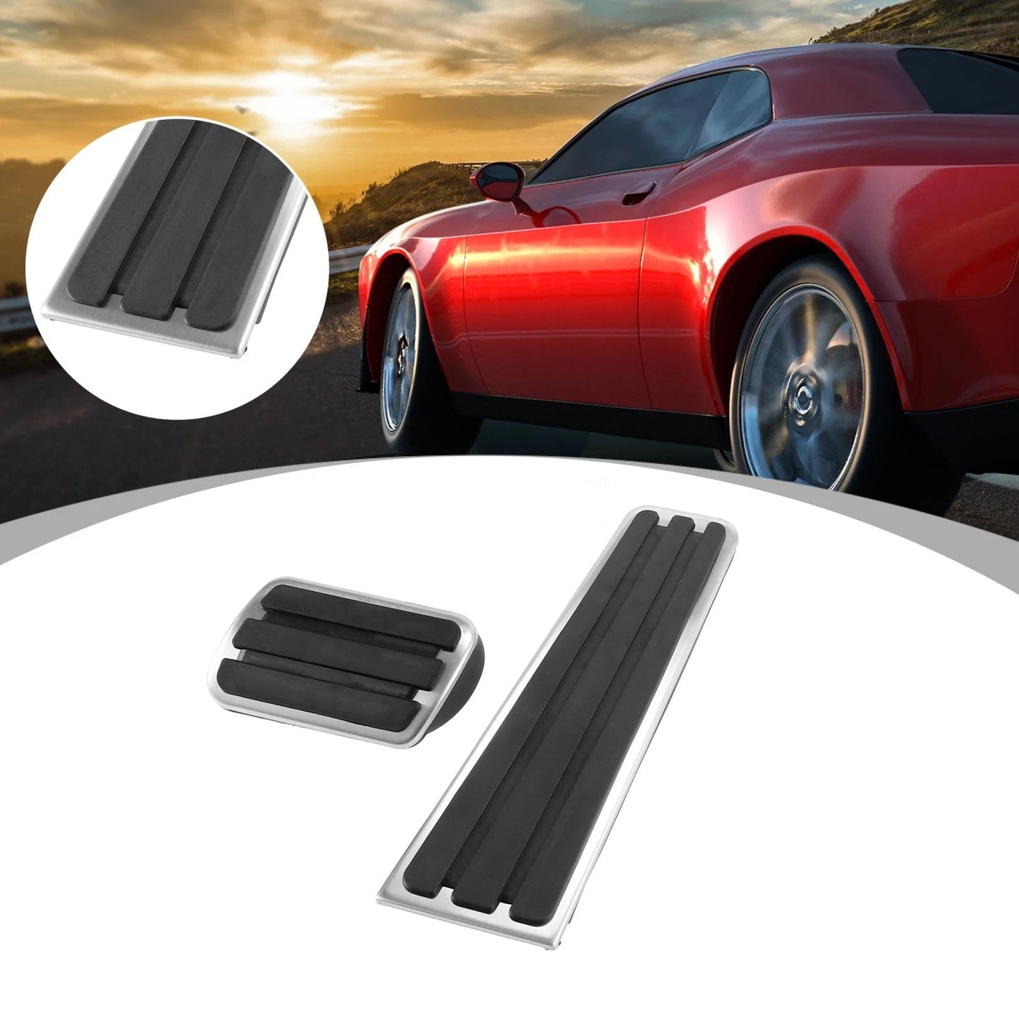 Accelerator Pedal Pad Cover Non-Slip for Porsche 718 Boxster (2017-2020)