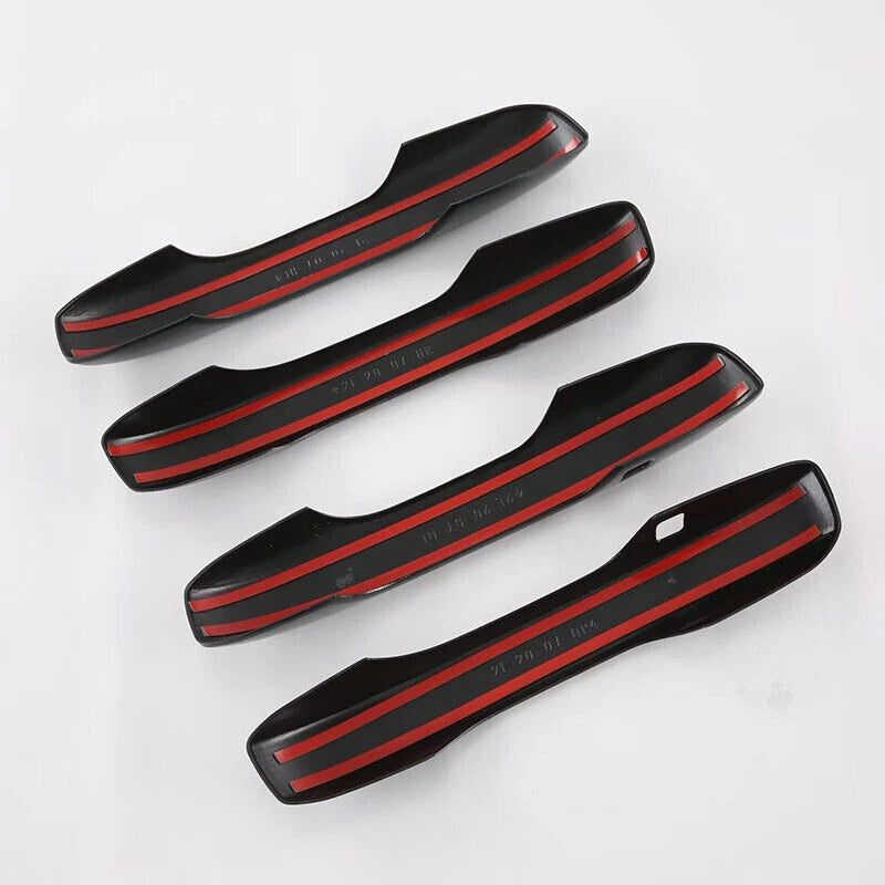 4 x Glossy Black Out Side Door Handle Cover Trim for Honda CR-V (2023–2024)