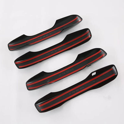4 x Glossy Black Out Side Door Handle Cover Trim for Honda CR-V (2023–2024)