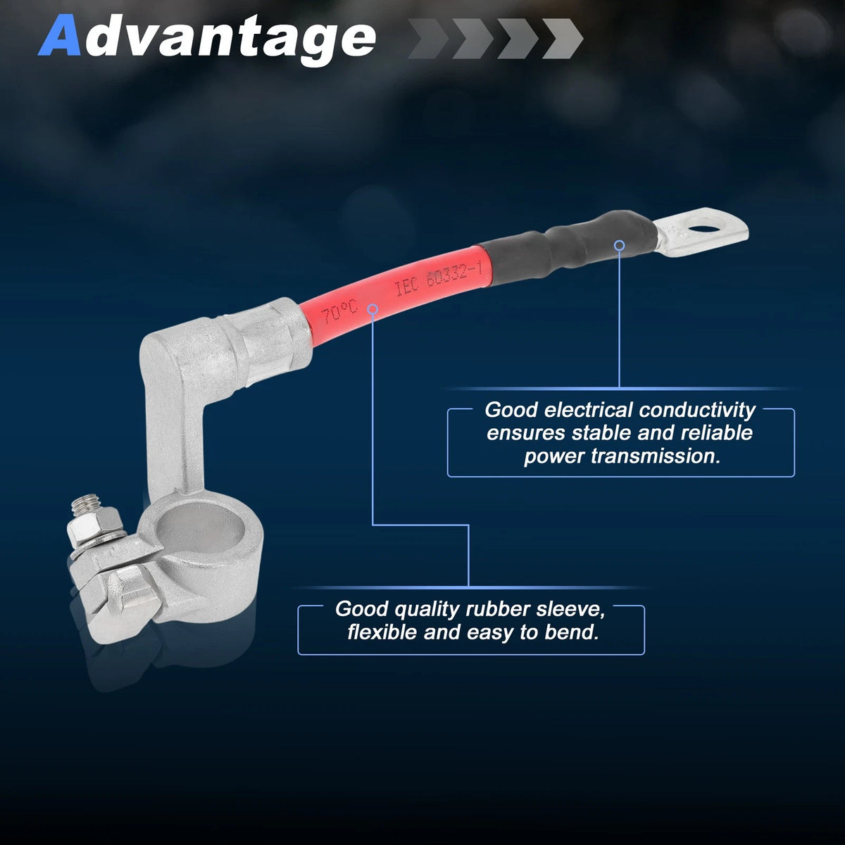 Positive Battery Cable for Cadillac ATS and Chevy Impala Malibu